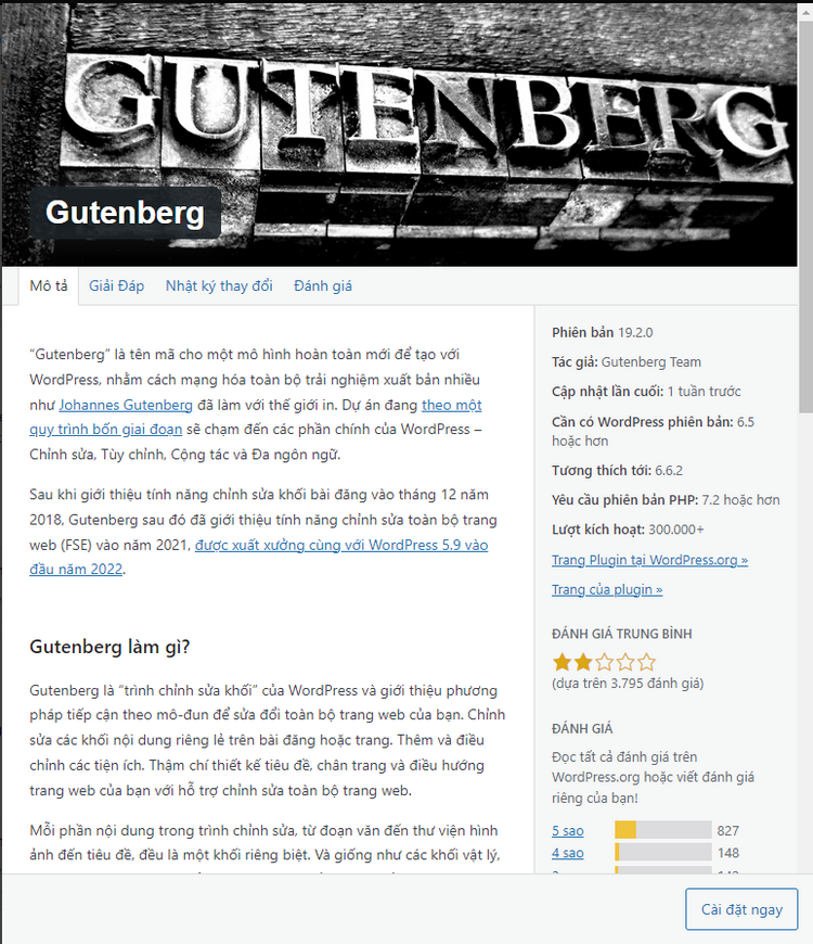 Gutenberg: Plugin Tạo Nội Dung Tương Lai Dành Cho WordPress 2024